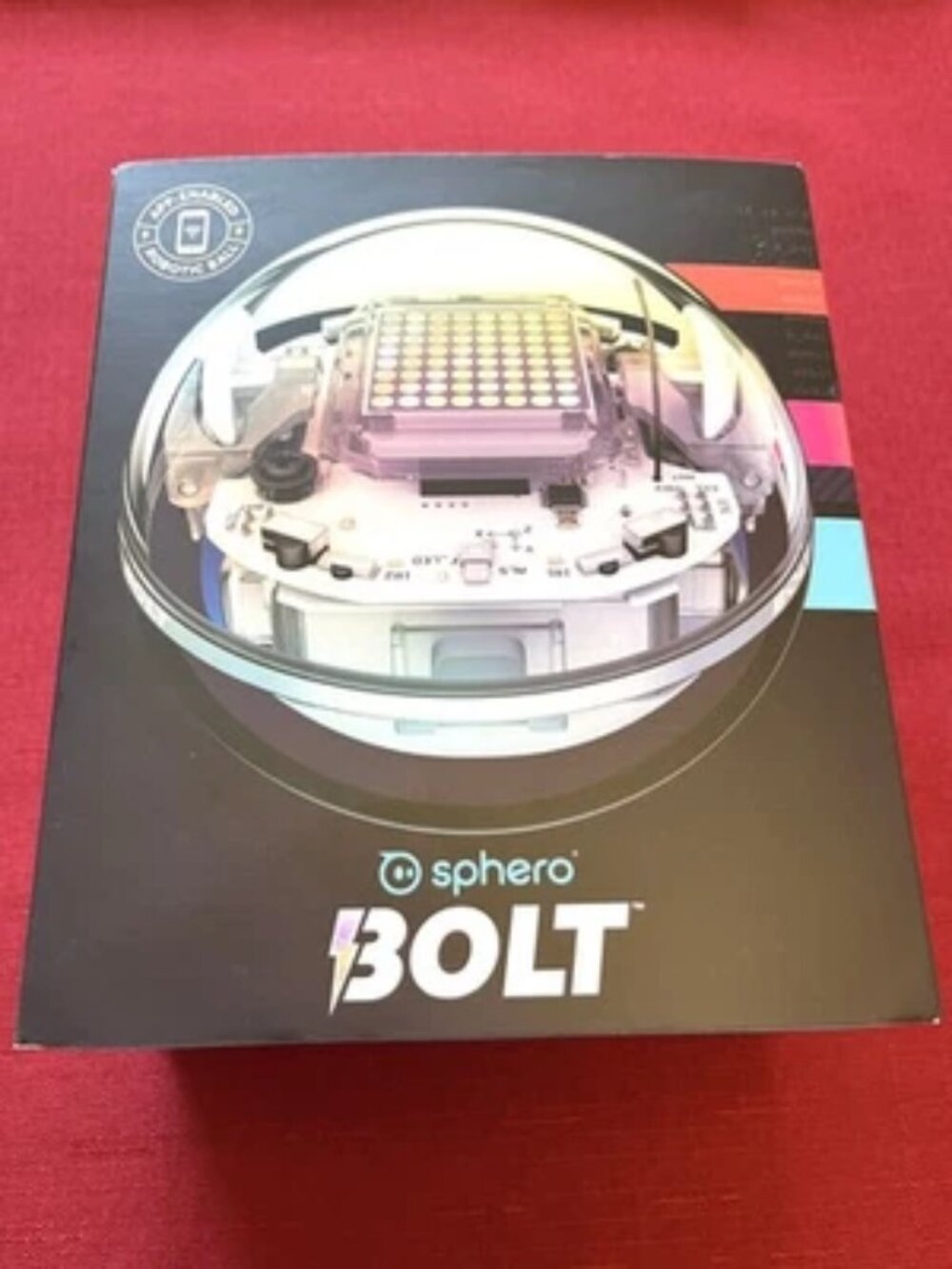 Sphero Bolt K002ROW Programmable Robot Ball And Nubby Cover
